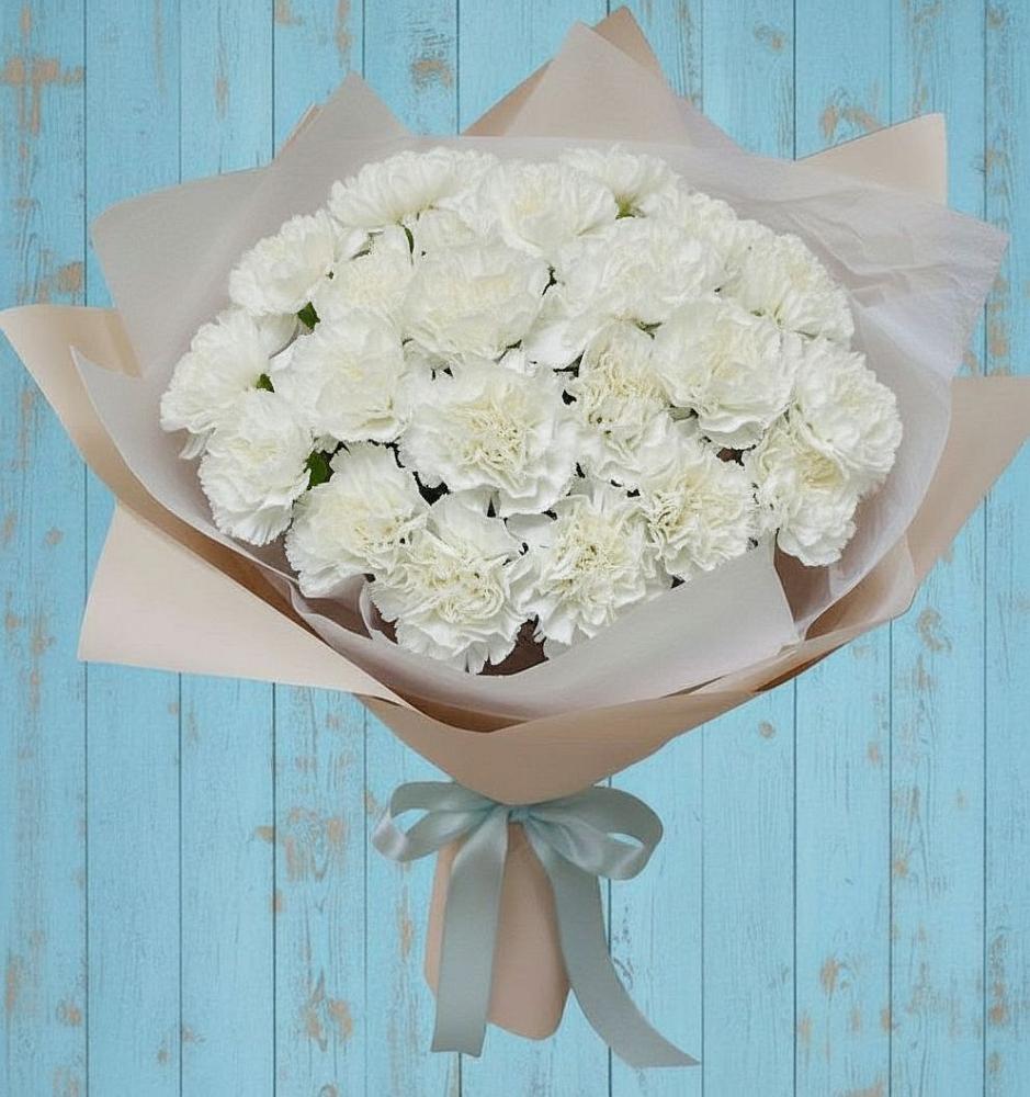 Букет цветов из: Гвоздики в Приволжском Саратовской области