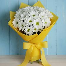 Букет цветов из:  Хризантемы в Приволжском Саратовской области