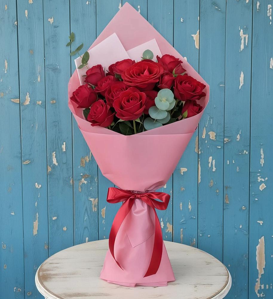 Букет цветов из: Розы в Приволжском Саратовской области