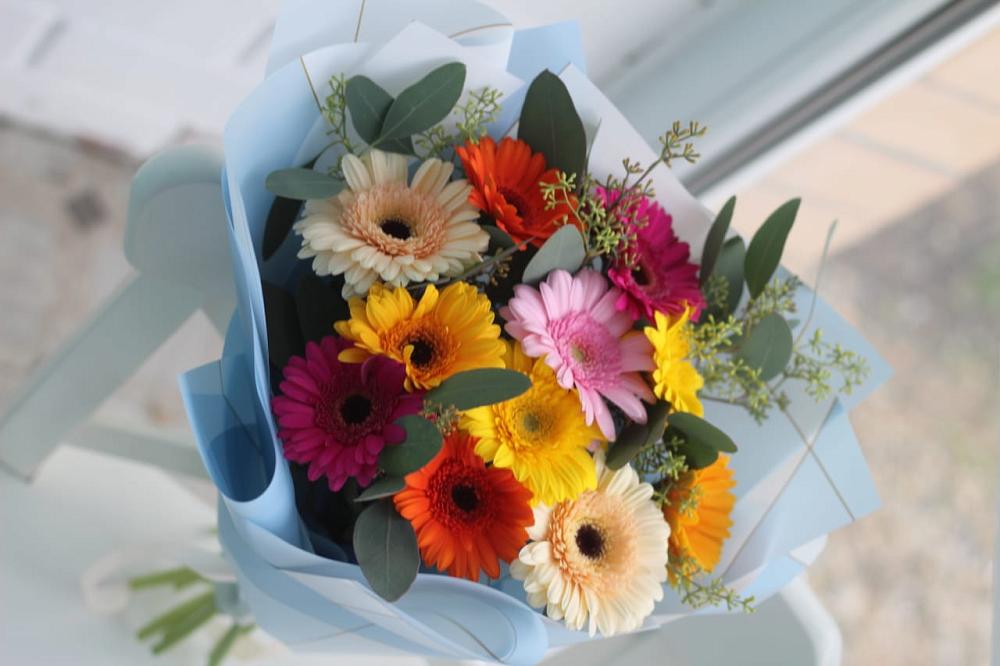 Букет цветов из: Герберы в Приволжском Саратовской области