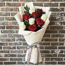 Букет цветов из:  Розы в Приволжском Саратовской области