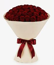 Букет 101 Бордовая роза Блэк Бакарра в Приволжском Саратовской области