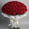 Букет 101 Красная роза Блэк Мэджик в Приволжском Саратовской области