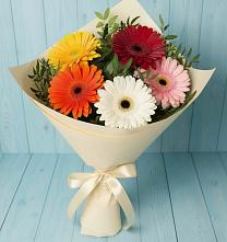 Букет цветов из:  Герберы #REPLACE_PRED# Приволжском Саратовской области