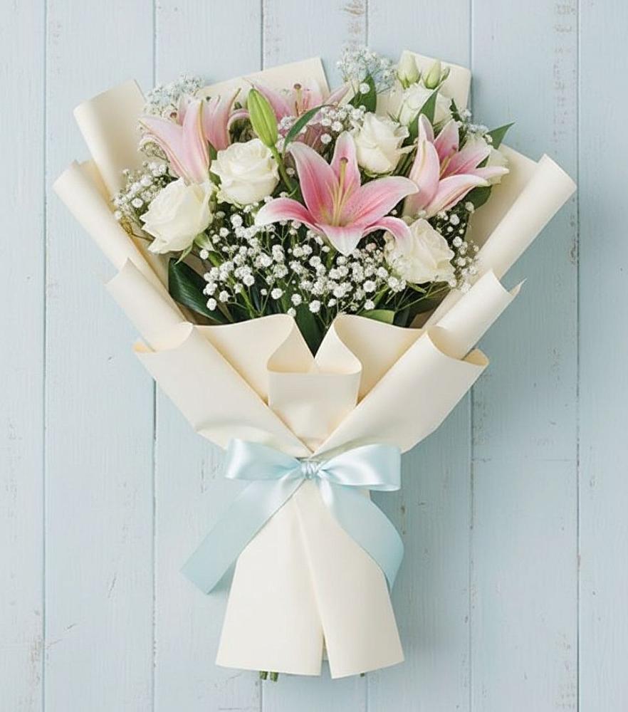 Букет цветов из: Лилии в Приволжском Саратовской области