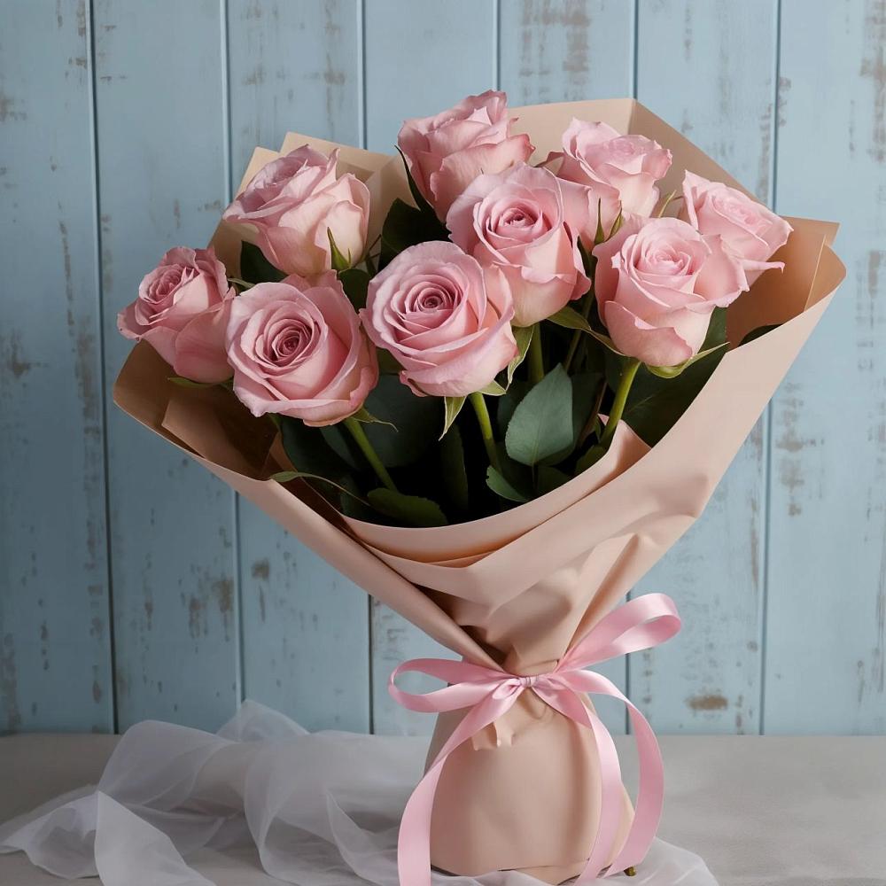 Букет цветов из: Розы в Приволжском Саратовской области