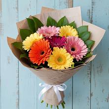 Букет цветов из:  Герберы в Приволжском Саратовской области