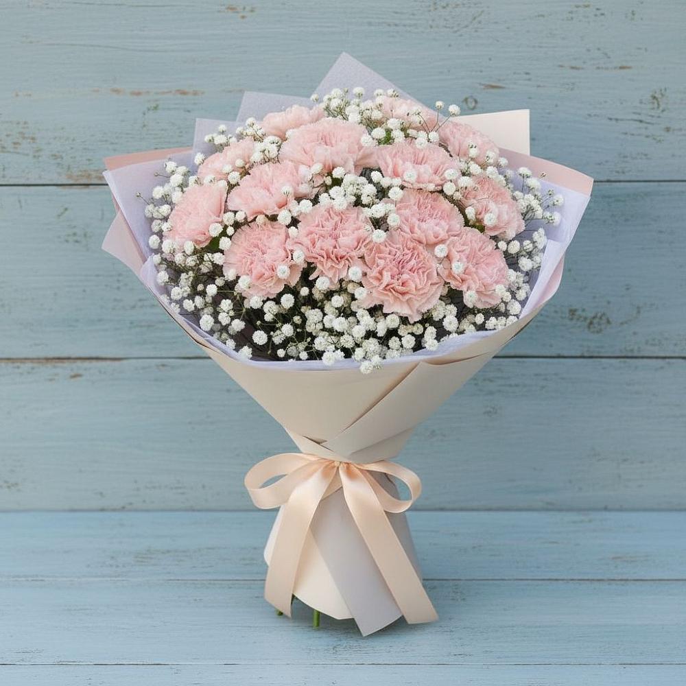 Букет цветов из: Гвоздики в Приволжском Саратовской области