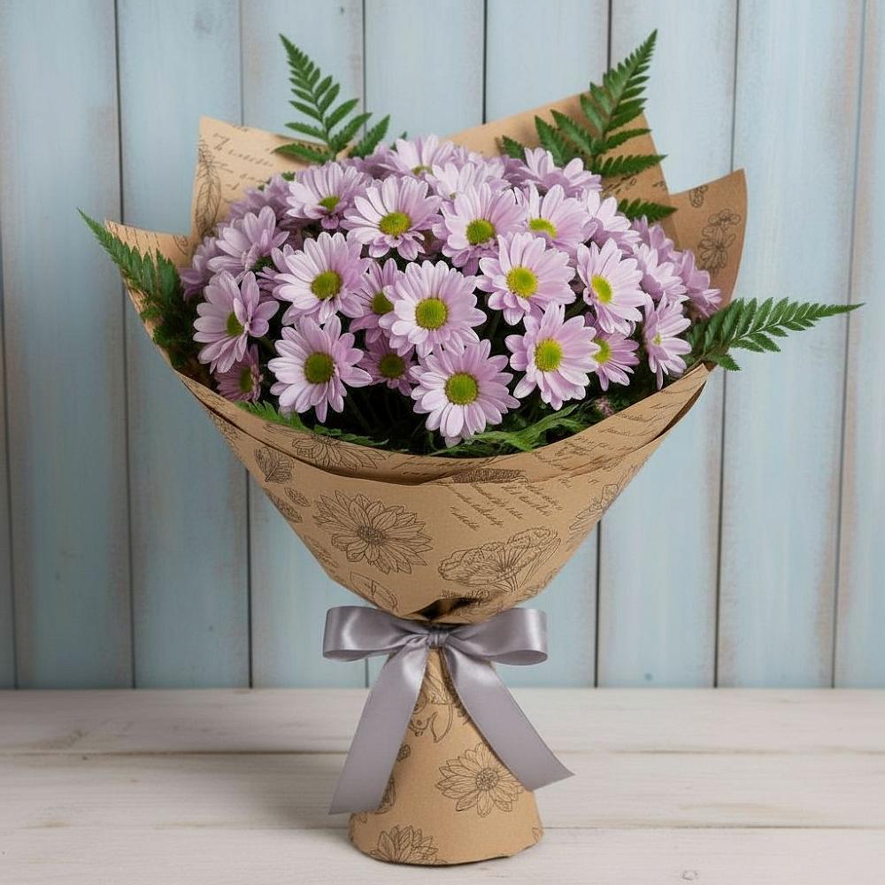 Букет цветов из: Хризантемы в Приволжском Саратовской области