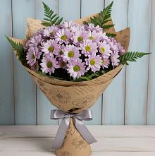 Букет цветов из:  Хризантемы в Приволжском Саратовской области