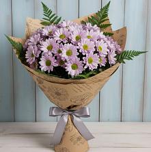 Букет цветов из:  Хризантемы в Приволжском Саратовской области