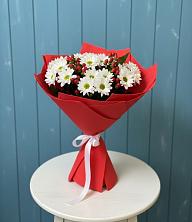 Букет цветов из:  Хризантемы в Приволжском Саратовской области