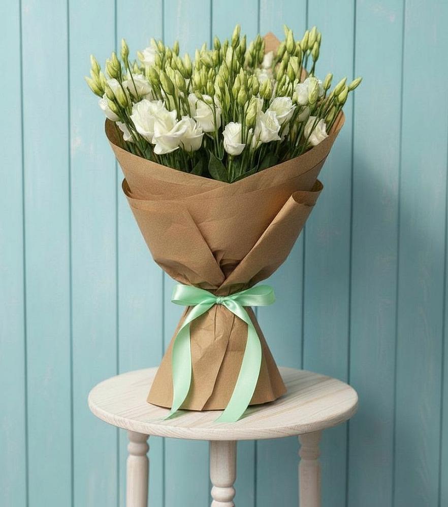 Букет цветов из: Лизиантусы в Приволжском Саратовской области