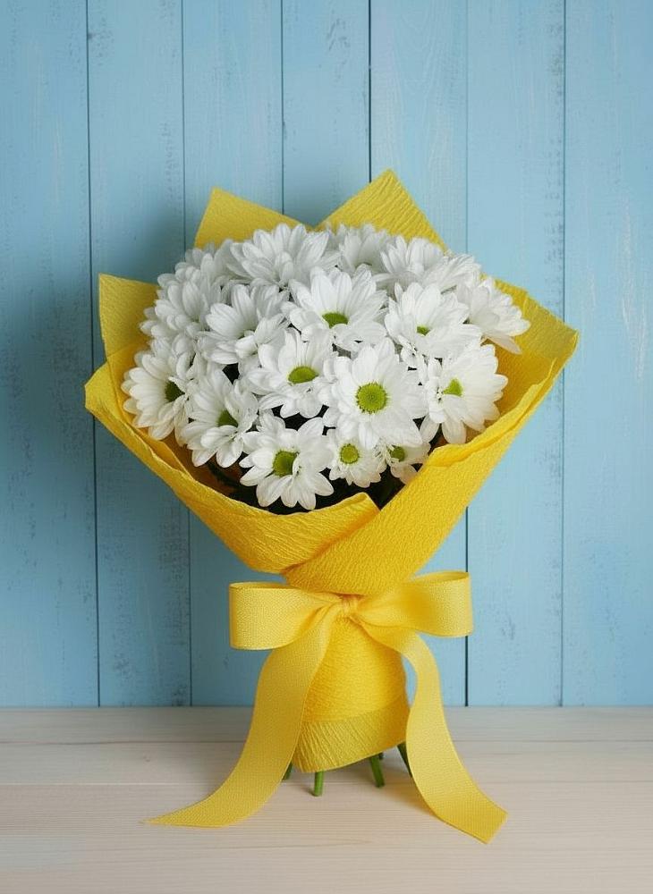 Букет цветов из: Хризантемы в Приволжском Саратовской области