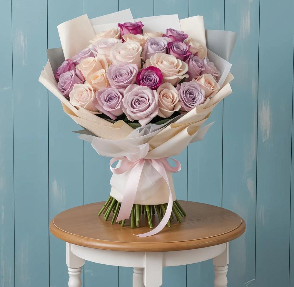 Букет цветов из: Розы в Приволжском Саратовской области