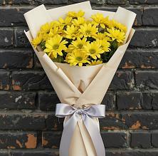 Букет цветов из:  Хризантемы в Приволжском Саратовской области