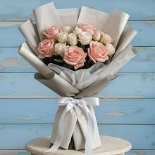 Букет цветов из:  Розы в Приволжском Саратовской области