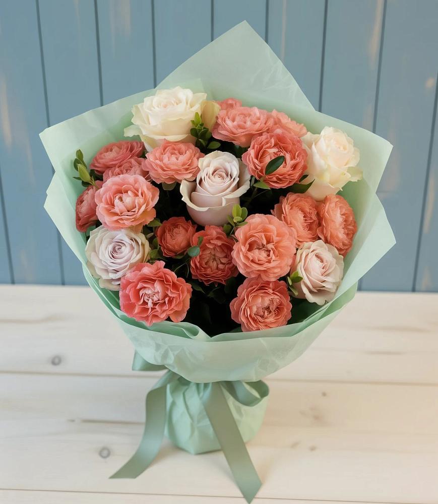 Букет цветов из: Розы в Приволжском Саратовской области