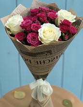 Букет цветов из:  Розы в Приволжском Саратовской области