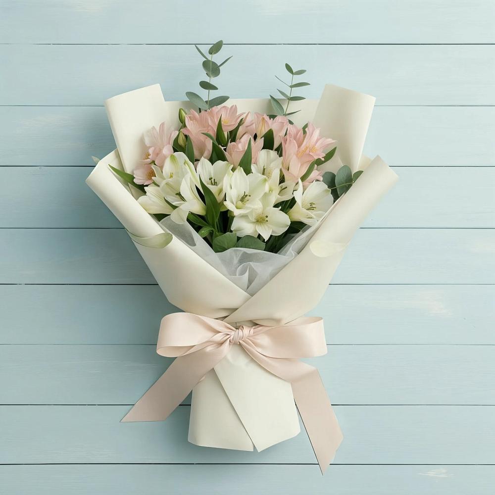 Букет цветов из: Альстромерии в Приволжском Саратовской области