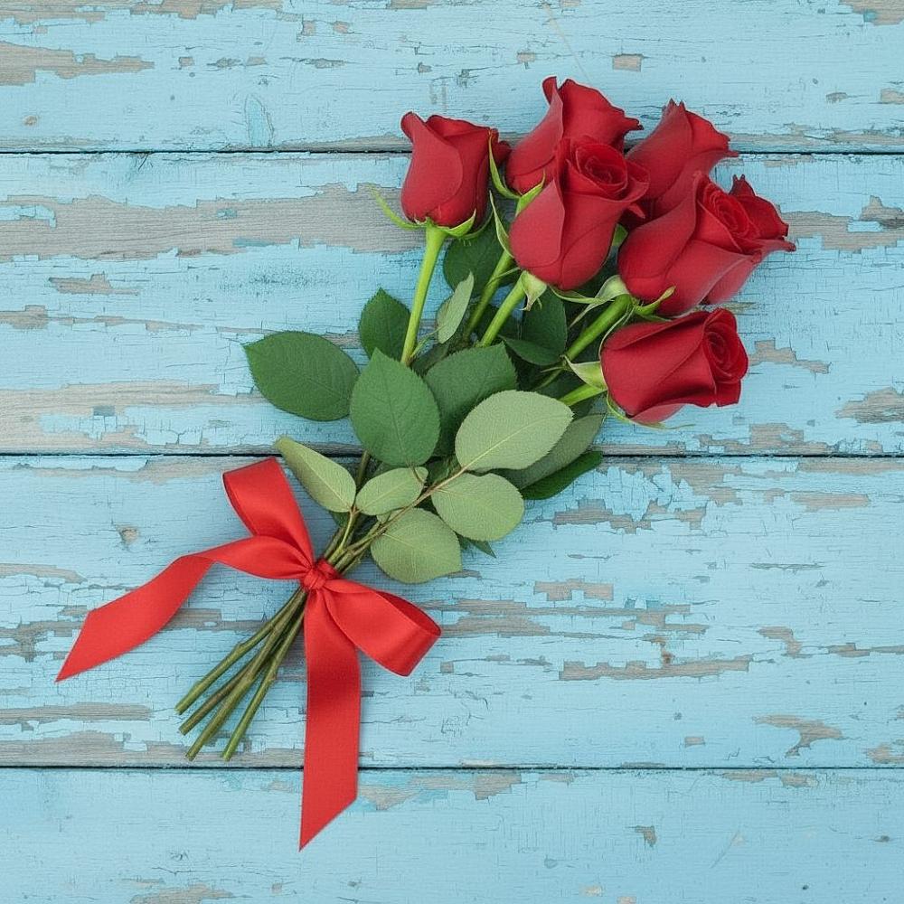 Букет Красные розы в Приволжском Саратовской области