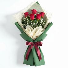 Букет цветов из:  Розы в Приволжском Саратовской области